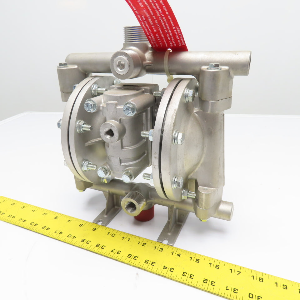 All-Flo A050-NAA-TTYT-N30 Air-Operated Double Diaphragm Pump 1/2" In/Out