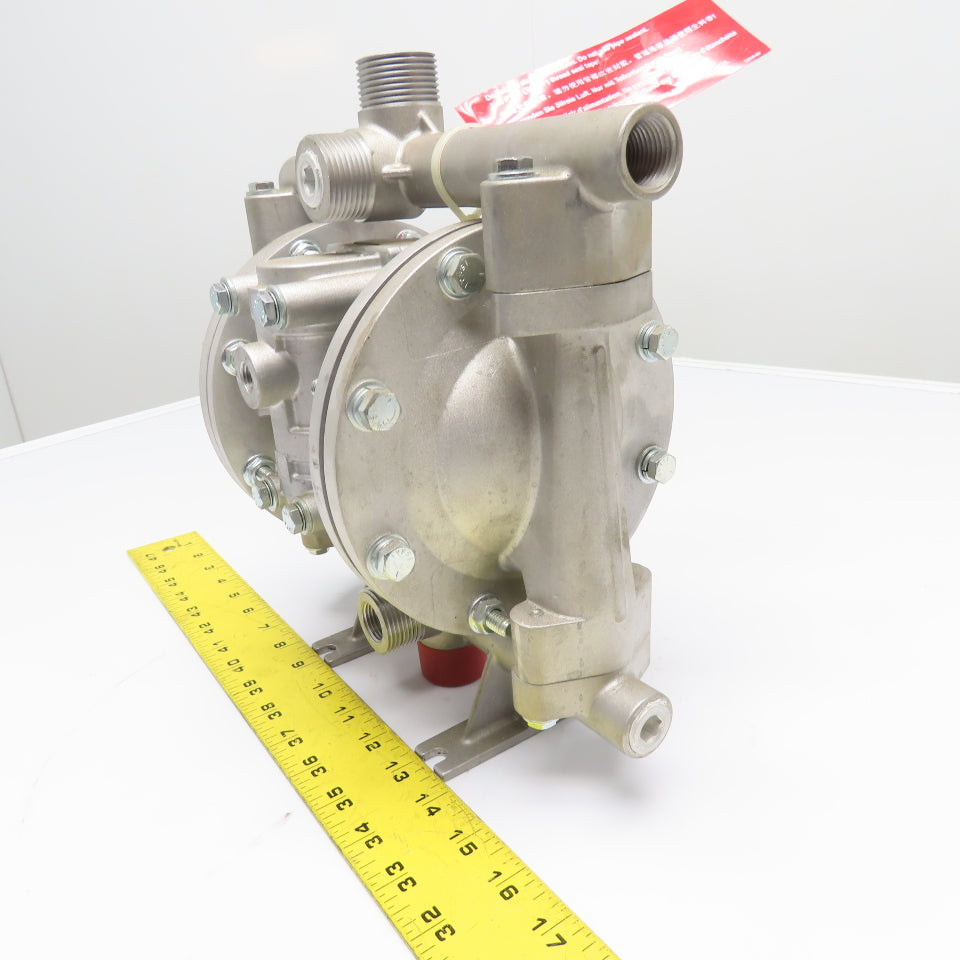 All-Flo A050-NAA-TTYT-N30 Air-Operated Double Diaphragm Pump 1/2" In/Out