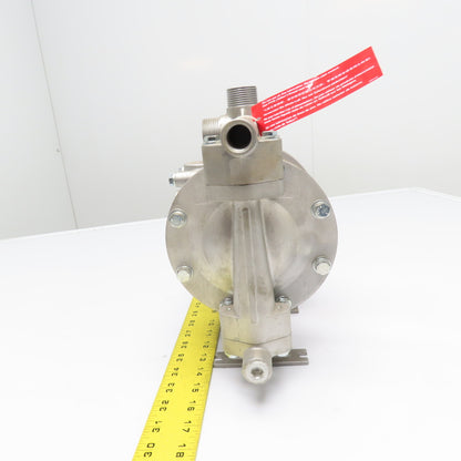 All-Flo A050-NAA-TTYT-N30 Air-Operated Double Diaphragm Pump 1/2" In/Out