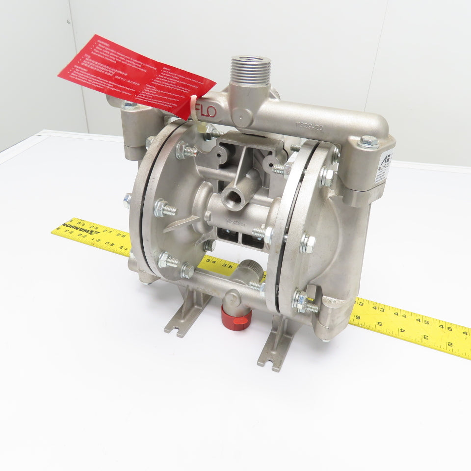 All-Flo A050-NAA-TTYT-N30 Air-Operated Double Diaphragm Pump 1/2" In/Out