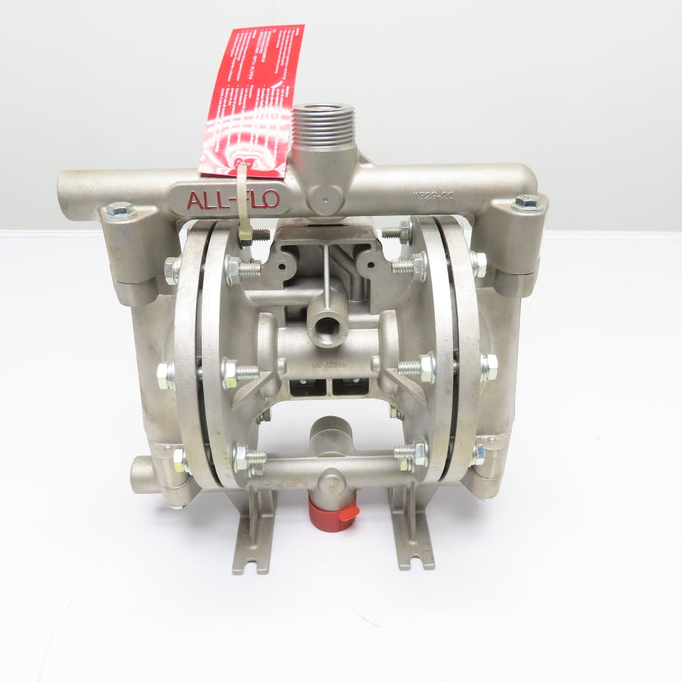 All-Flo A050-NAA-TTYT-N30 Air-Operated Double Diaphragm Pump 1/2" In/Out