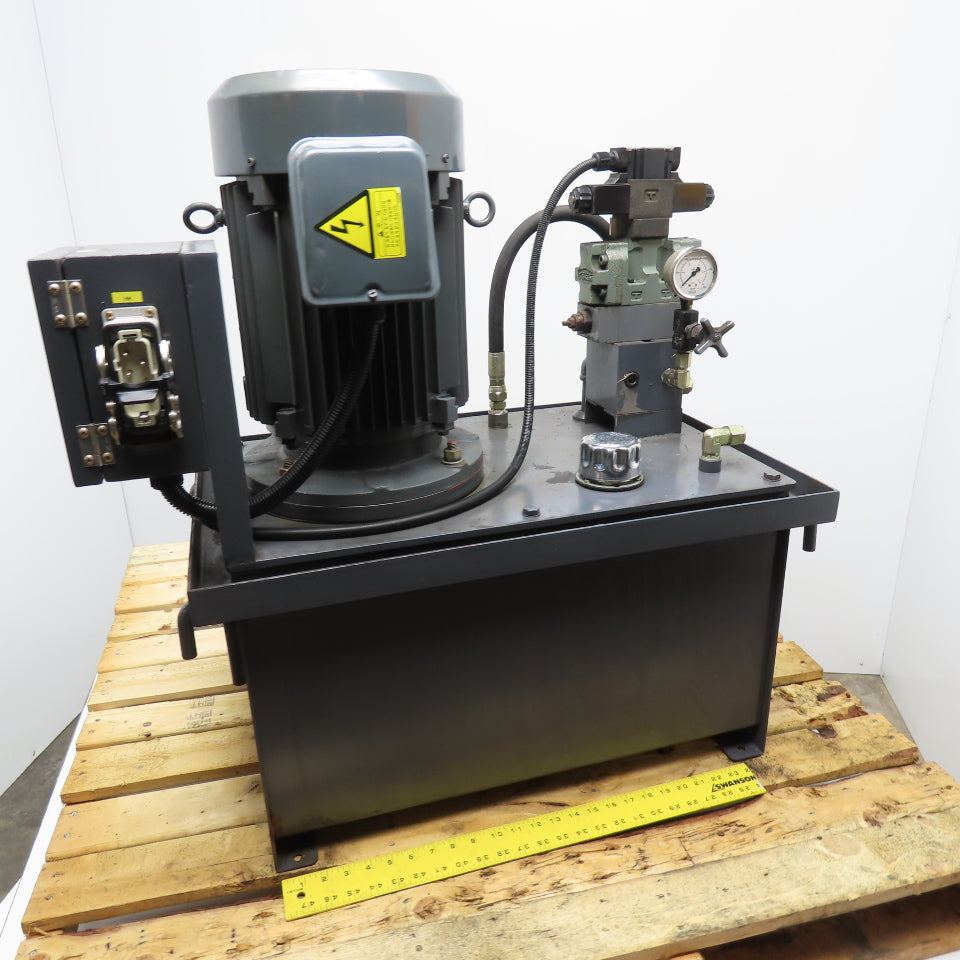 Otis Elevator KMBO8HK1F 16 Gal Hydraulic Power Unit 5.5kW 220/380V 3Ph 1750RPM
