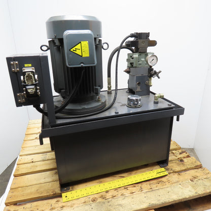Otis Elevator KMBO8HK1F 16 Gal Hydraulic Power Unit 5.5kW 220/380V 3Ph 1750RPM