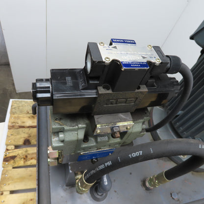 Otis Elevator KMBO8HK1F 16 Gal Hydraulic Power Unit 5.5kW 220/380V 3Ph 1750RPM