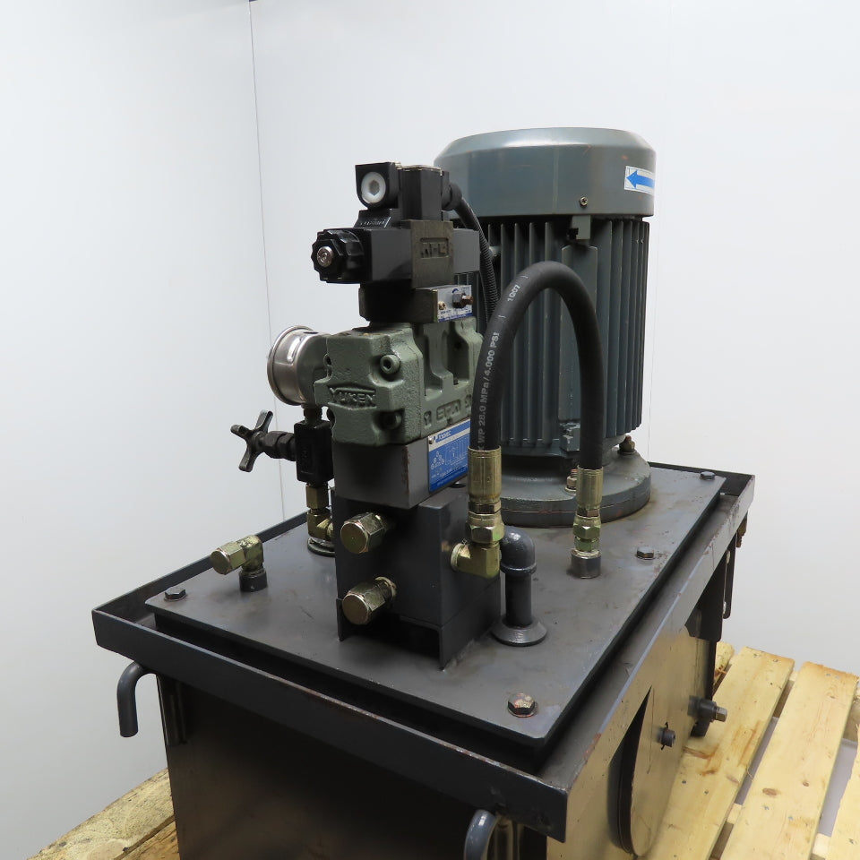 Otis Elevator KMBO8HK1F 16 Gal Hydraulic Power Unit 5.5kW 220/380V 3Ph 1750RPM
