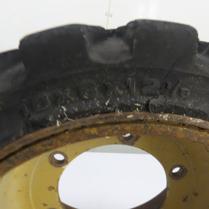 10x16.5 Solid Forklift Tire & Wheel 6-Lug