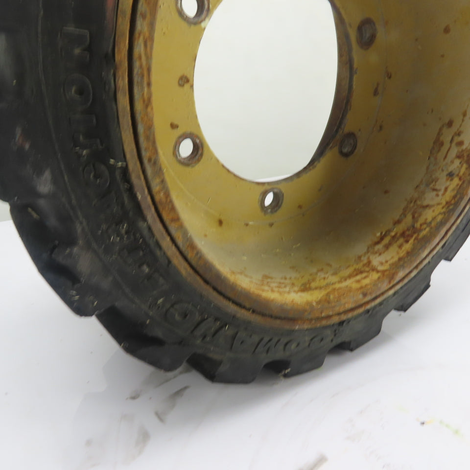 10x16.5 Solid Forklift Tire & Wheel 6-Lug