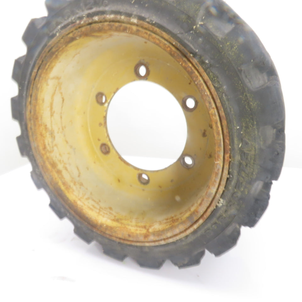 10x16.5 Solid Forklift Tire & Wheel 6-Lug