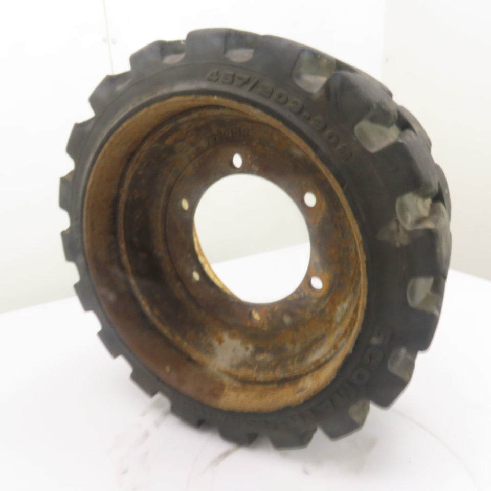 10x16.5 Solid Forklift Tire & Wheel 6-Lug