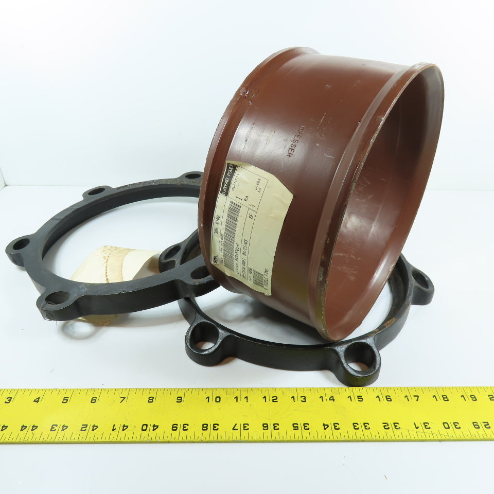 Dresser 4884-1 4886 Pipe Coupling Middle Ring & Follower Set 9.3" OD No Bolts