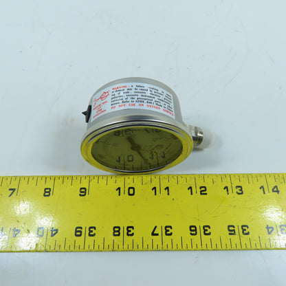 PIC Gauges 301LFW-254K 0-600 PSI Liquid-Filled Pressure Gauge 2-1/2" Dial