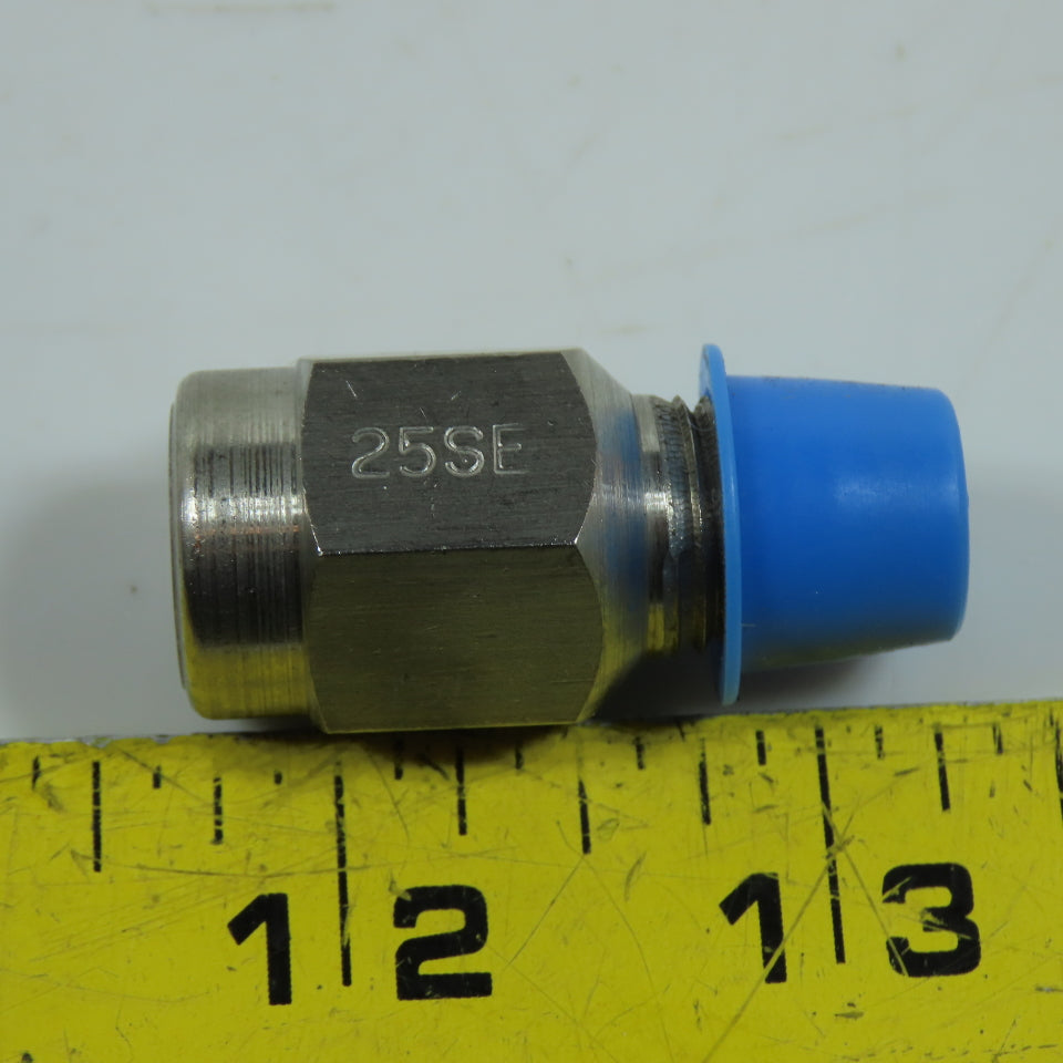 Chemiquip 25SE 1/4" NPT Porous Metal Element Pressure Snubber 15,000PSI