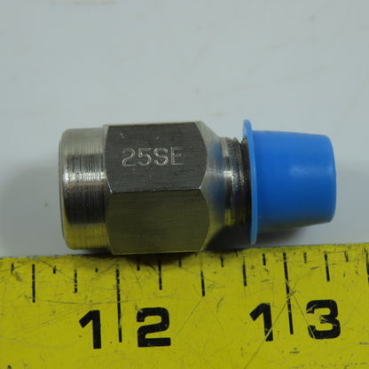Chemiquip 25SE 1/4" NPT Porous Metal Element Pressure Snubber 15,000PSI