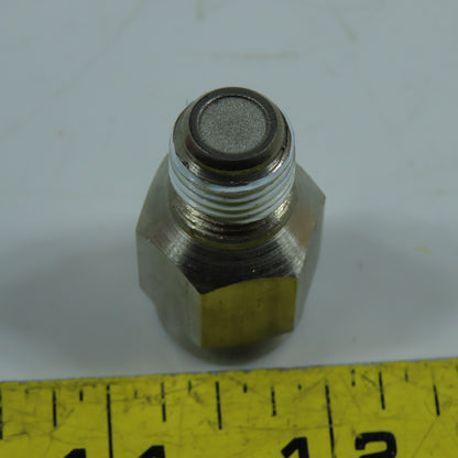 Chemiquip 25SE 1/4" NPT Porous Metal Element Pressure Snubber 15,000PSI