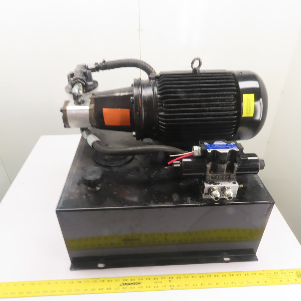 Honor 2GG9U22R 10HP 24 Gallon Hydraulic Power Unit 230/460V 3Ph