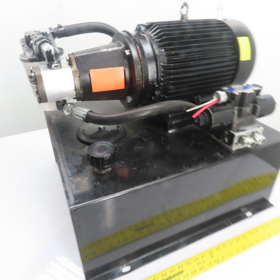 Honor 2GG9U22R 10HP 24 Gallon Hydraulic Power Unit 230/460V 3Ph