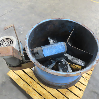 Binks 30-34 06 34" Belt Drive Tubeaxial Exhaust Fan 5HP 3Ph 208-230/460V