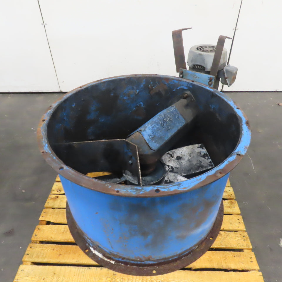 Binks 30-34 06 34" Belt Drive Tubeaxial Exhaust Fan 5HP 3Ph 208-230/460V