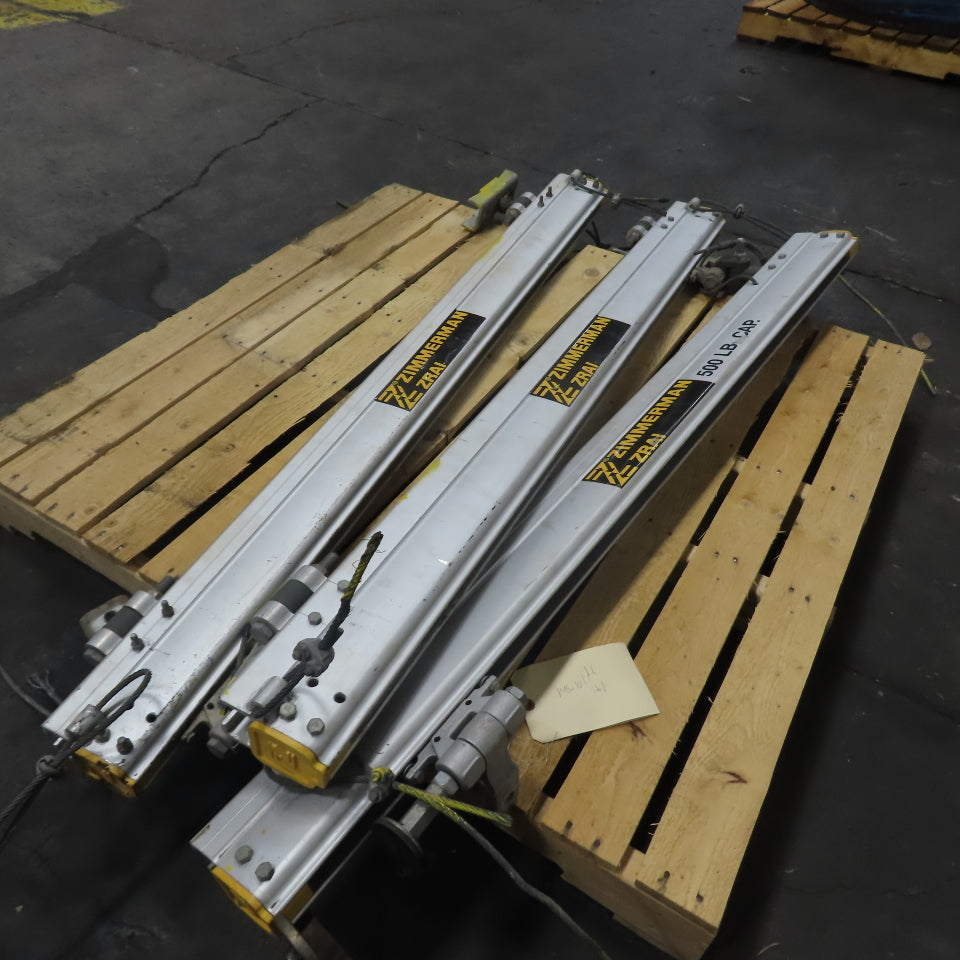 Zimmerman ZRA1 500LB Ceiling Hung Bridge Crane Monorail Rail 48" Travel