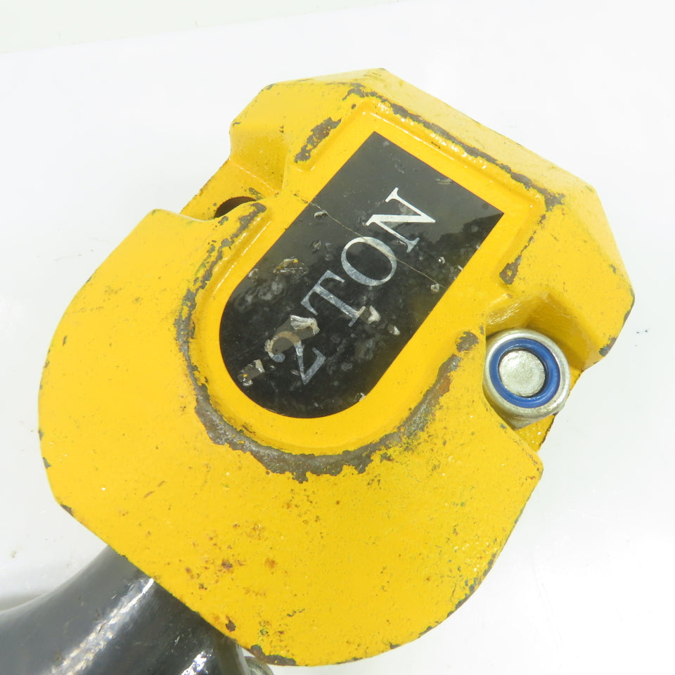 2 Ton Swivel Hoist Bottom Hook Block Assembly Single Reeve Chain