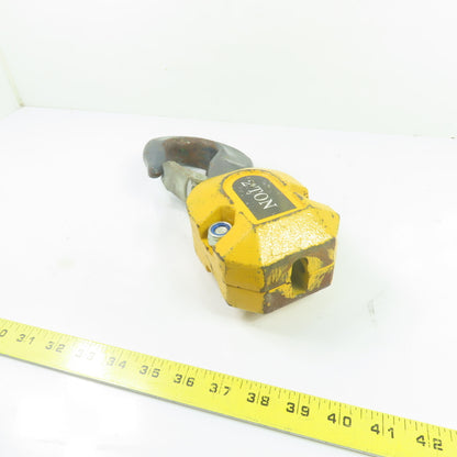 2 Ton Swivel Hoist Bottom Hook Block Assembly Single Reeve Chain