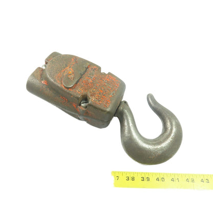 CM Double Reeved Chain Hoist Lower Hook Block Assembly
