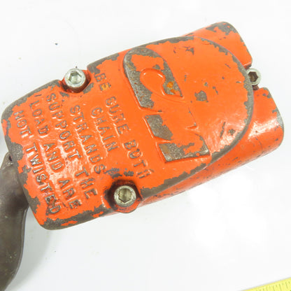 CM Double Reeved Chain Hoist Lower Hook Block Assembly