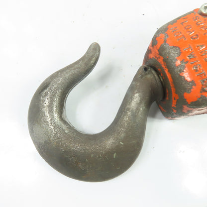 CM Double Reeved Chain Hoist Lower Hook Block Assembly