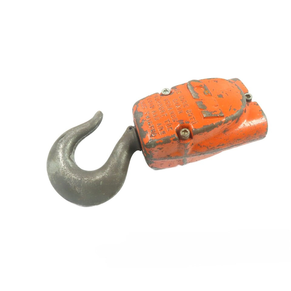 CM Double Reeved Chain Hoist Lower Hook Block Assembly