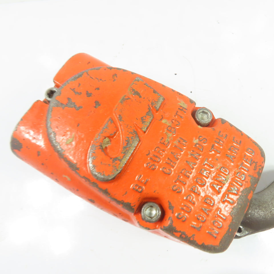 CM Double Reeved Chain Hoist Lower Hook Block Assembly