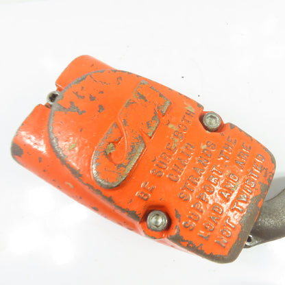 CM Double Reeved Chain Hoist Lower Hook Block Assembly
