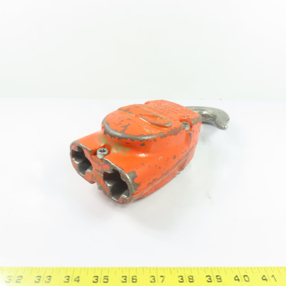 CM Double Reeved Chain Hoist Lower Hook Block Assembly