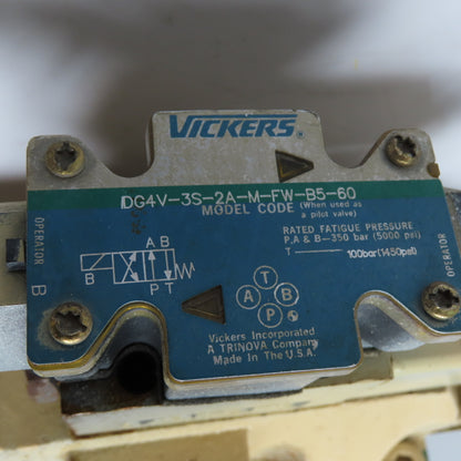 Vickers DG5S-8-2A-M-FW-B5-30 Pilot Operated Directional Valve 110/120V 3000 PSI