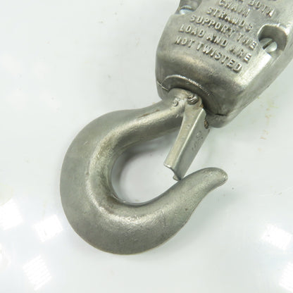 CM Double Reeved Hoist Lower Hook Block Assembly