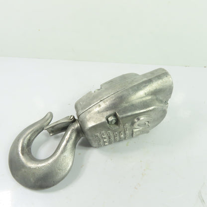 CM Double Reeved Hoist Lower Hook Block Assembly