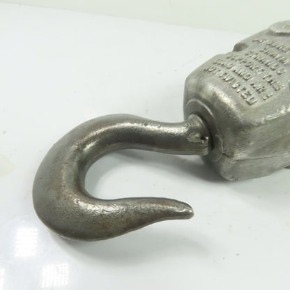 CM Double Reeved Hoist Lower Hook Block Assembly