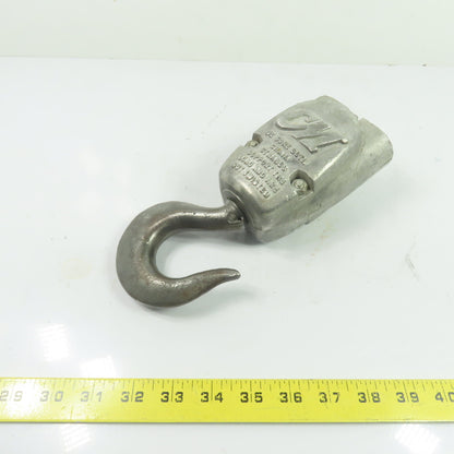 CM Double Reeved Hoist Lower Hook Block Assembly