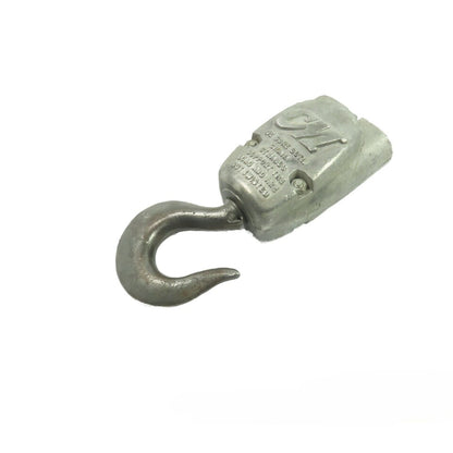 CM Double Reeved Hoist Lower Hook Block Assembly