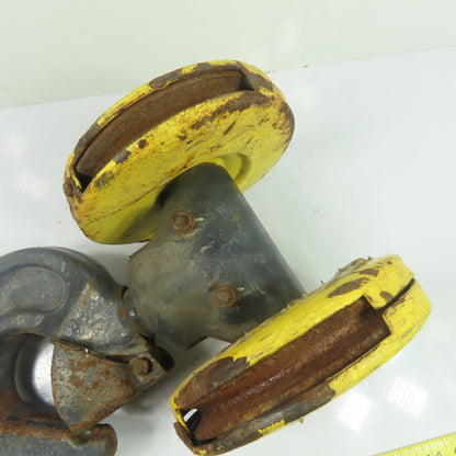 Double Reeved Cable Hoist Lower Swivel Hook Block Assembly