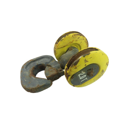 Double Reeved Cable Hoist Lower Swivel Hook Block Assembly