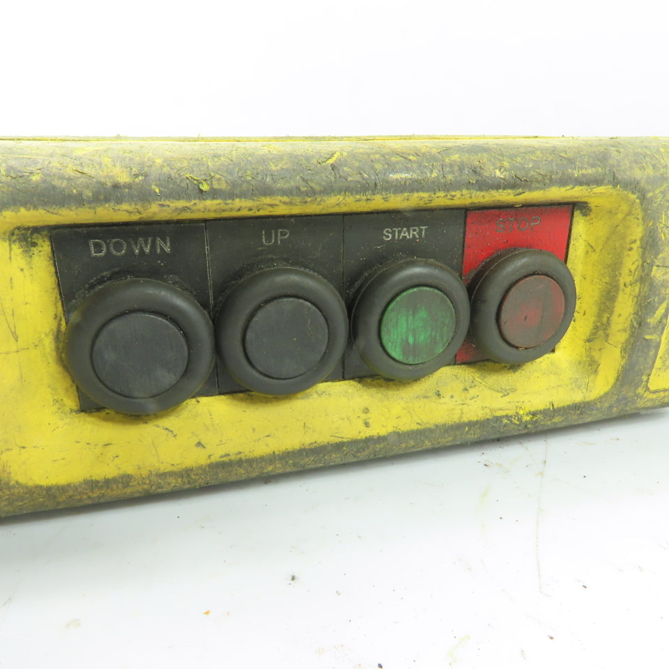 Schneider Electric 4-Button Up/Down/Start/Stop Hoist Pendant Control Station