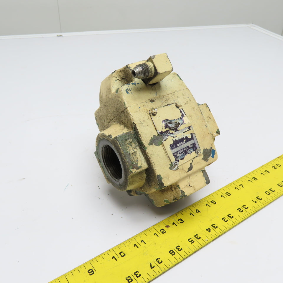 Vickers CT-10-BV-20 Hydraulic Relief Valve 1-1/4" NPT