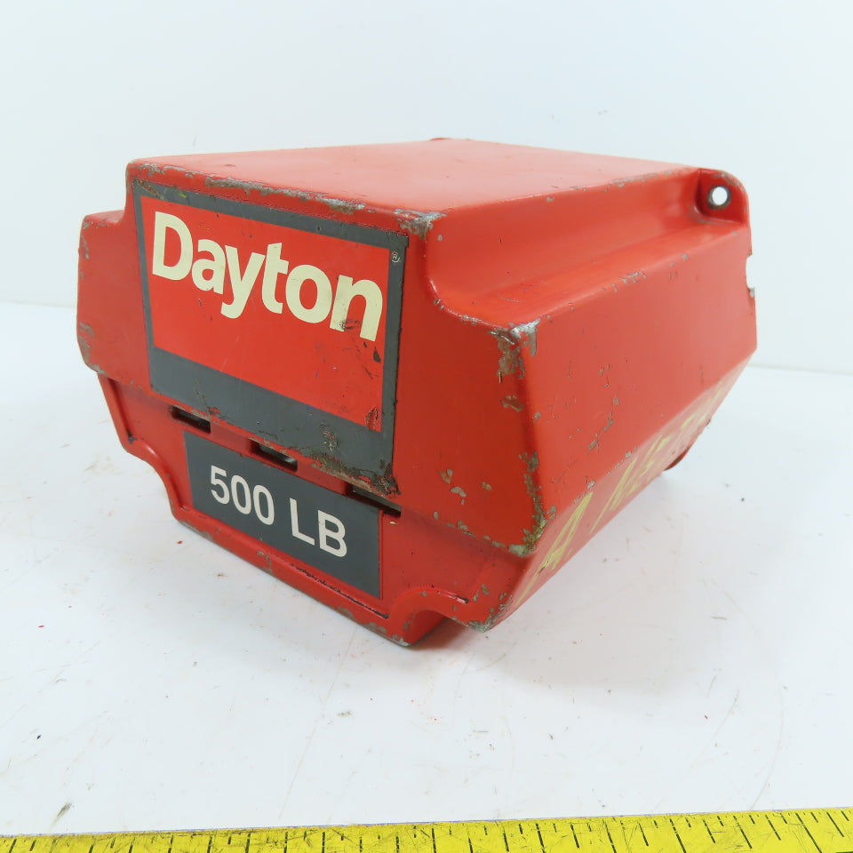 Dayton 981MH5 500Lbs. 1Ph AC Electric Hoist Motor Cover End Cap