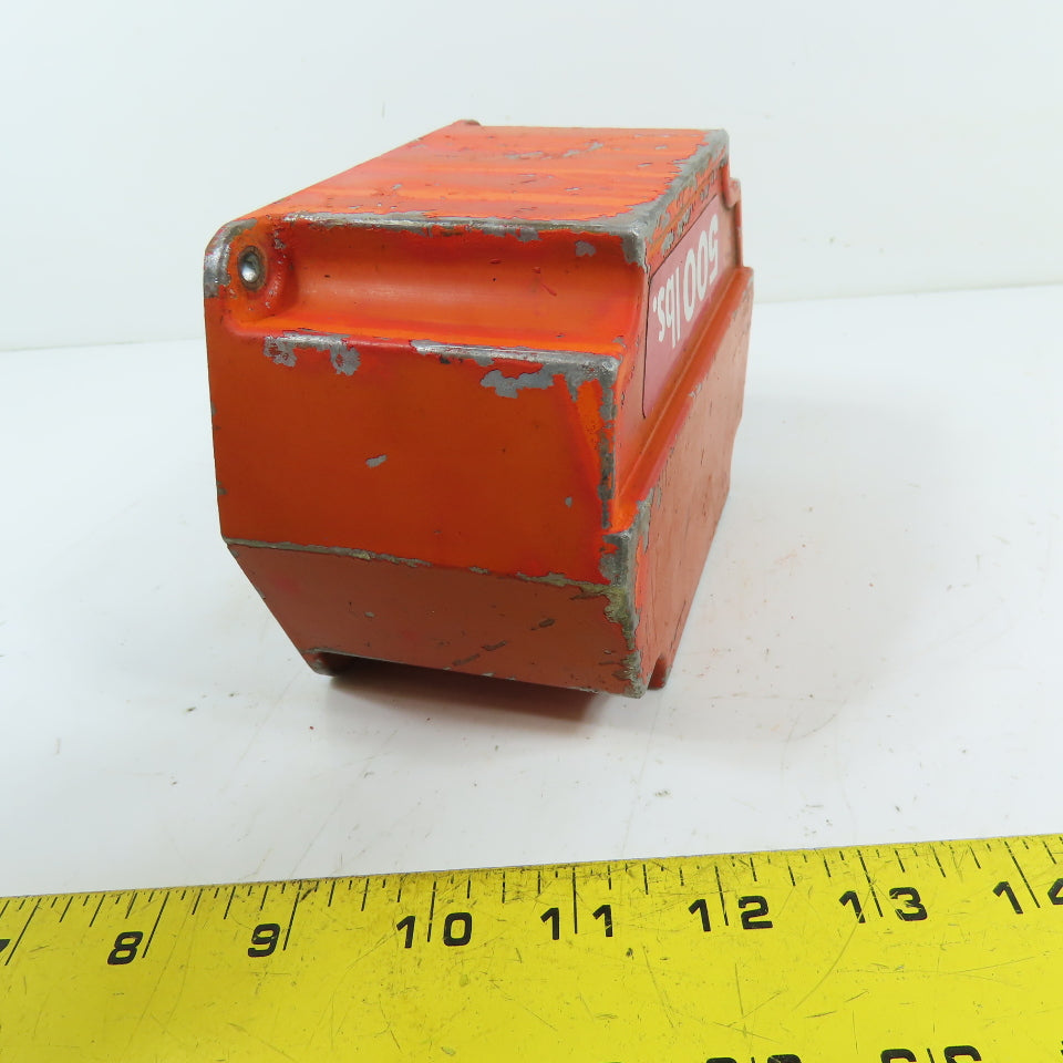 Dayton 35KP3 500Lb Electric Hoist End Cap 6-1/4" x 4-1/4" x 3" Deep