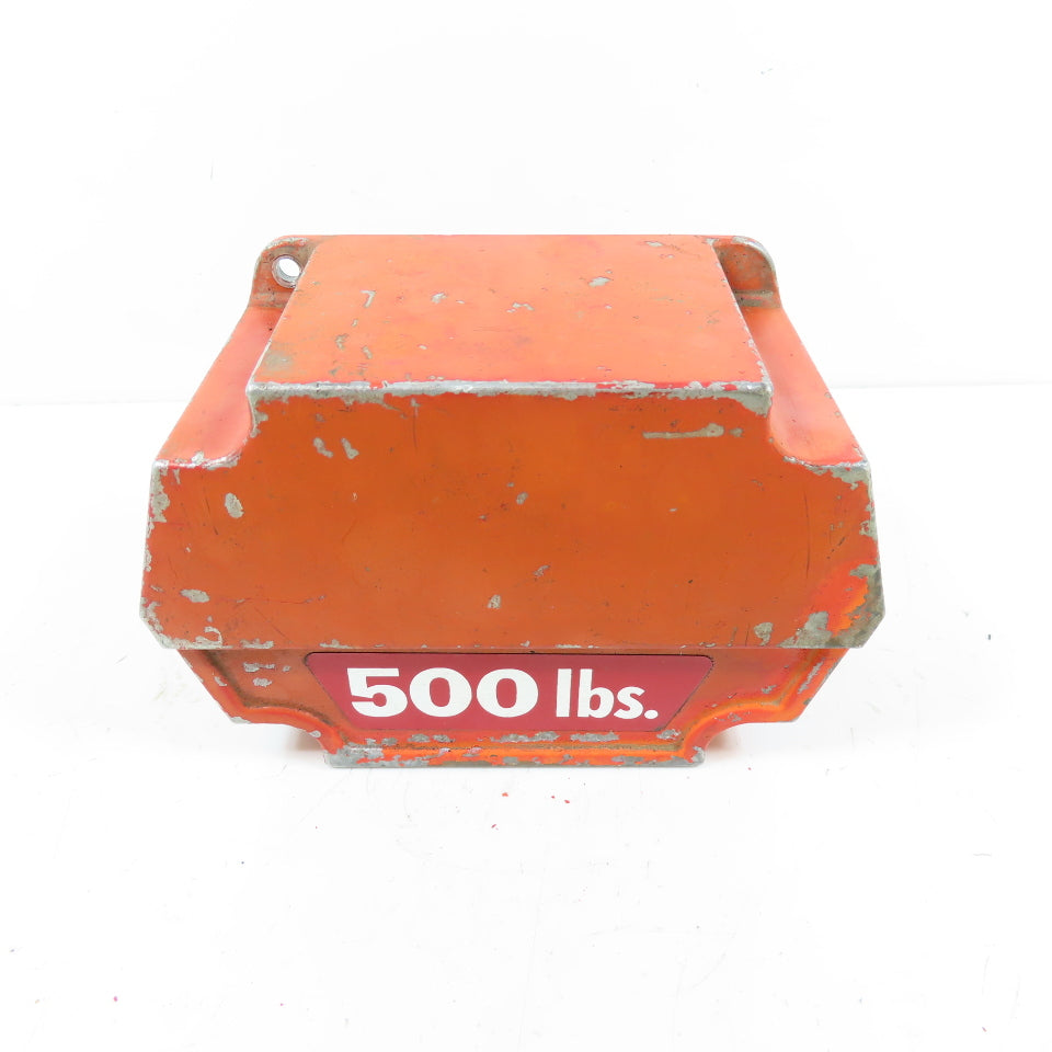 Dayton 35KP3 500Lb Electric Hoist End Cap 6-1/4" x 4-1/4" x 3" Deep