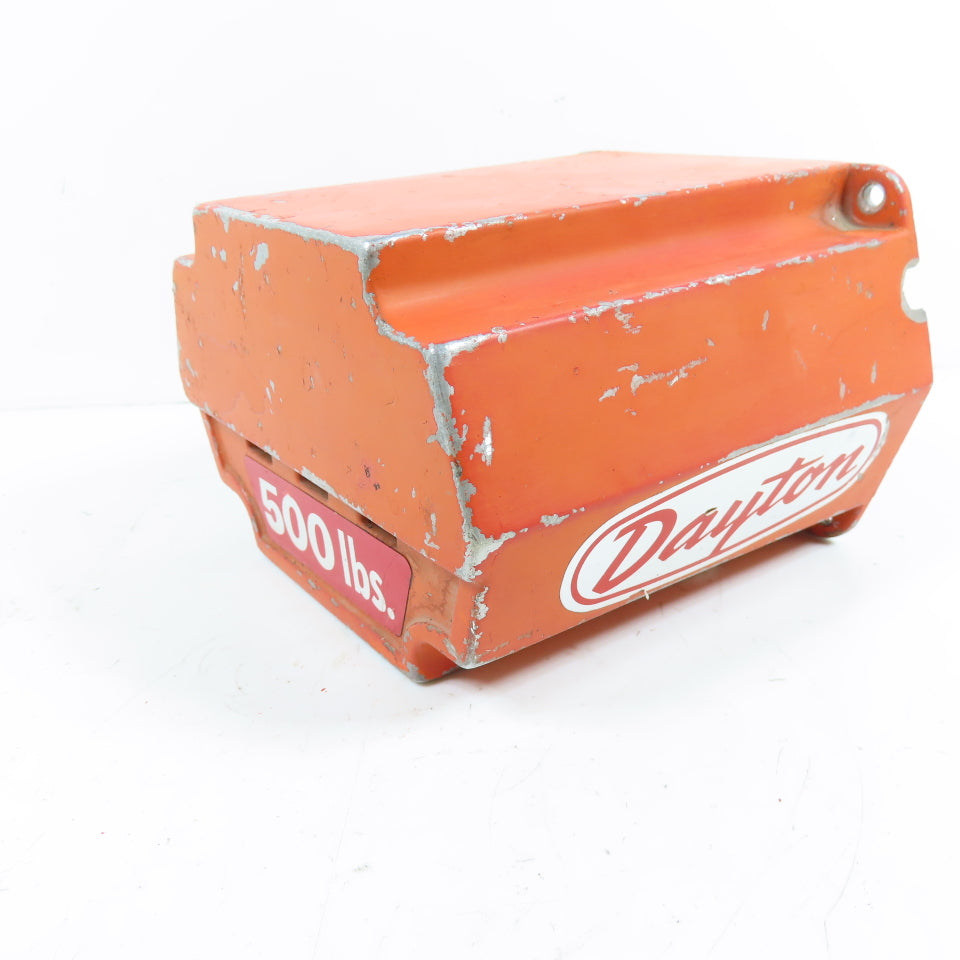 Dayton 36K9 981MH3 500Lb Electric Hoist End Cap 6-1/4" x 4-7/16" x 6" Deep