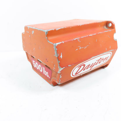 Dayton 36K9 981MH3 500Lb Electric Hoist End Cap 6-1/4" x 4-7/16" x 6" Deep