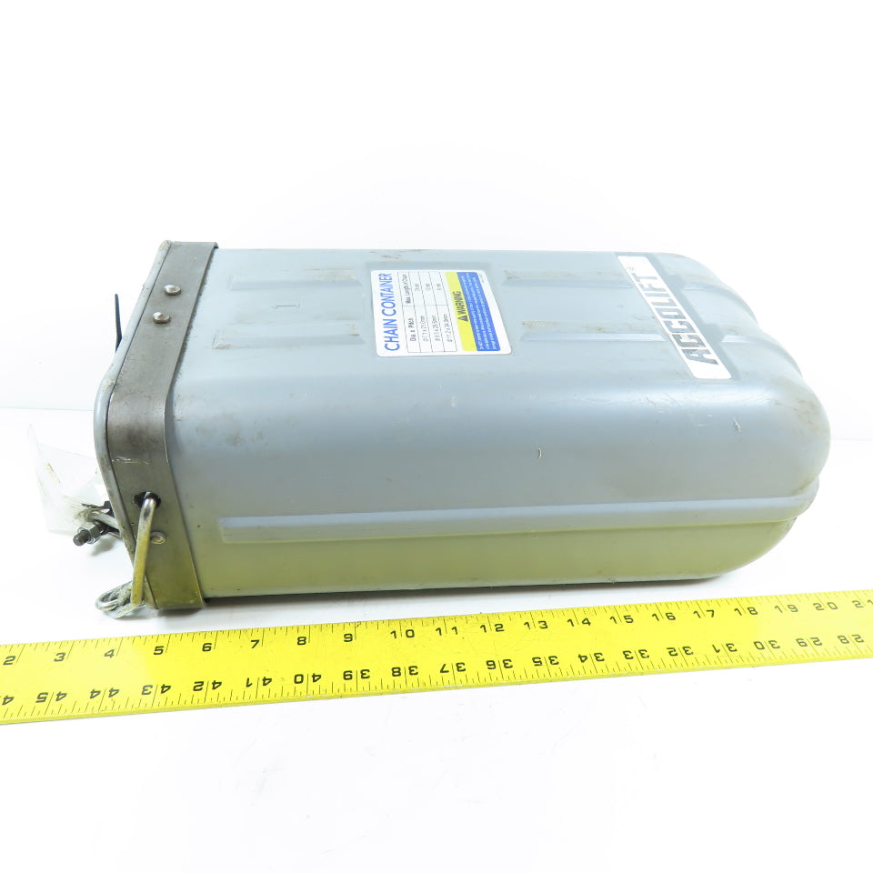 Accolift Hoist Chain Container 24 Meter Max 7" x 5" x 15" Deep