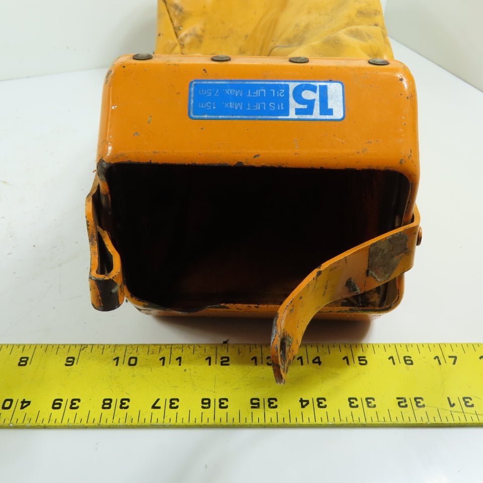 Hoist Chain Container Bag 1-2 Ton Capacity 3" x 6" x 16" Long