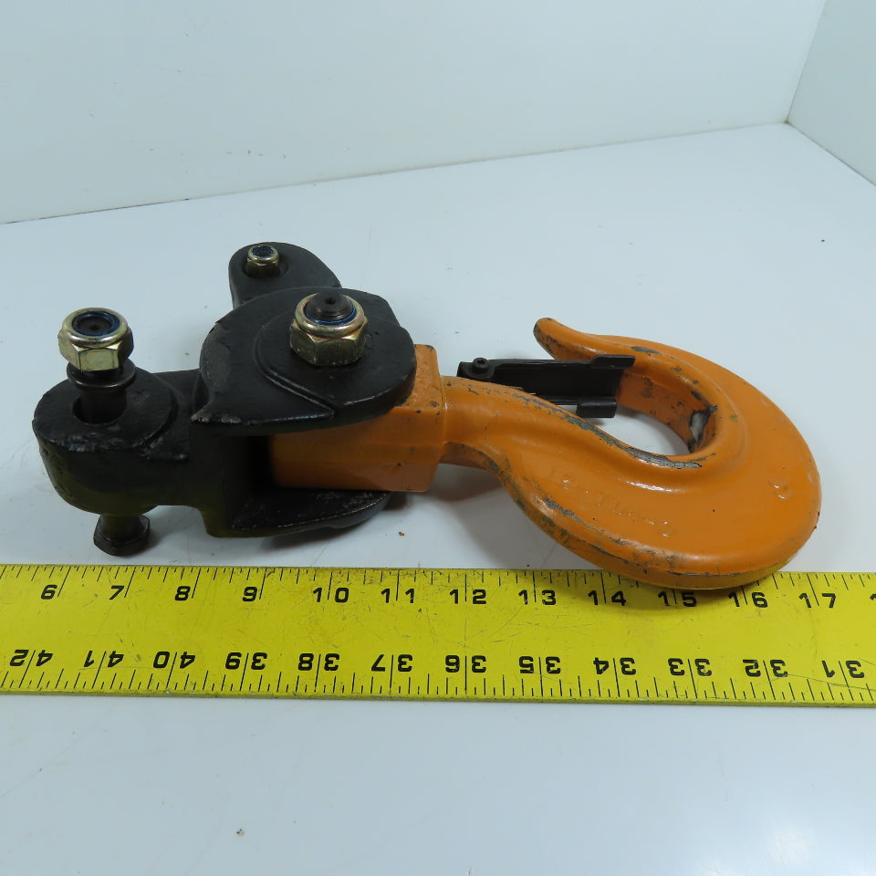 2 Ton Swivel Hook Trunnion Block Assembly For Chain Hoist